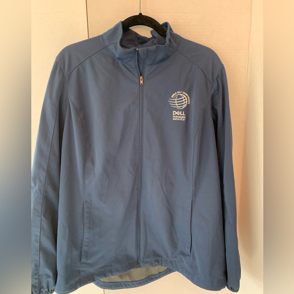 Xxl Mens Dell Match Play Port Authority Gray Zip Jacket World Golf Championship